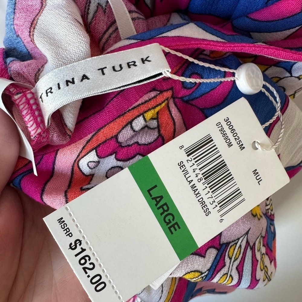 Trina Turk Sevilla Midi Swim Dress Cover Up Wrap NWT - Picture 8 of 10